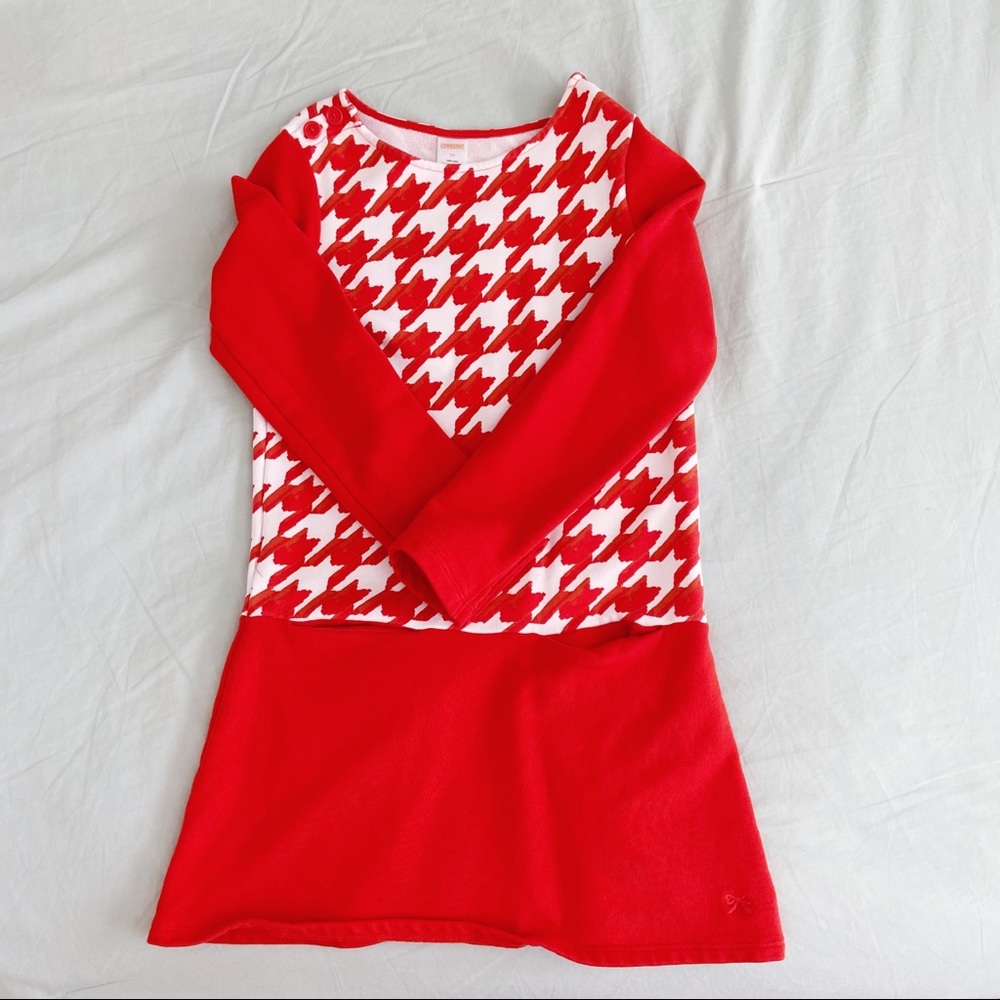 Orange Girls Dress w Pockets